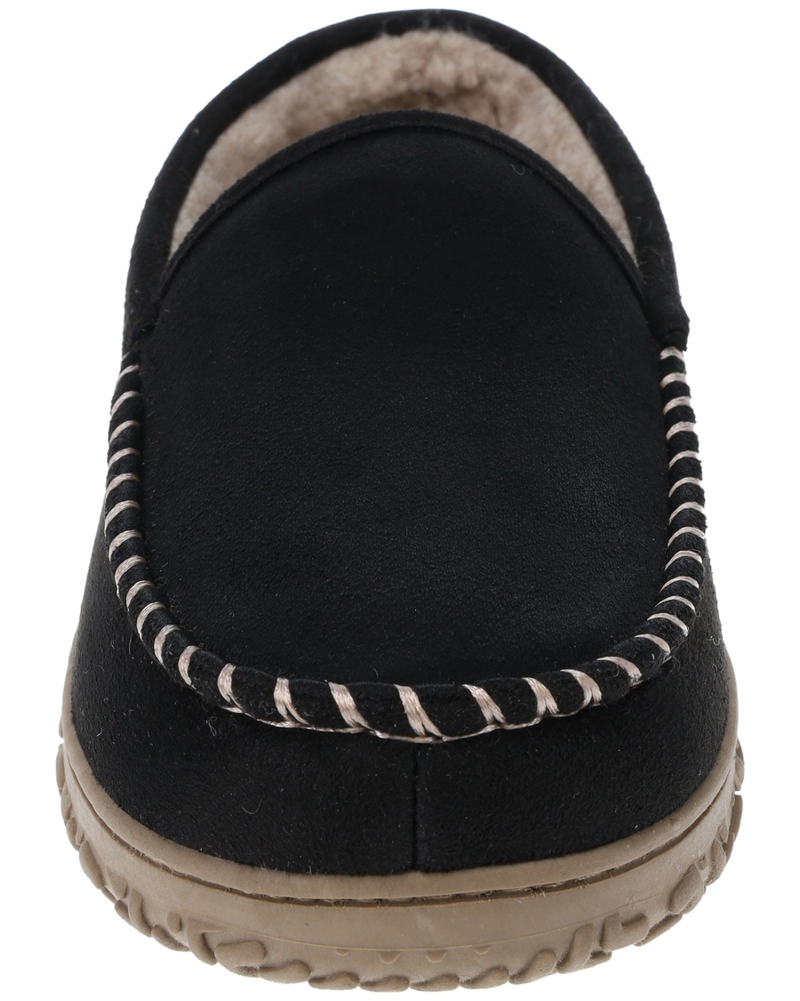 (image for) Novel Rugged Microsuede Moccasin Slippers